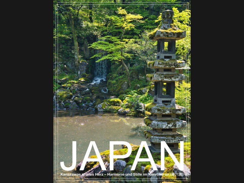 Japan - PosterArt - Kenroku-en Garten in Kanazawa